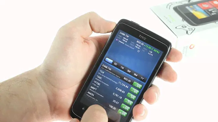 HTC apps preloaded on the HTC Trophy