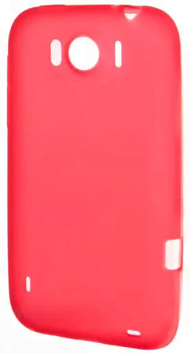 Силиконовый чехол для HTC Sensation XL TPU малиновый матовый-0
