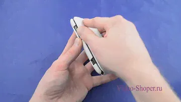 Видео обзор Чехол раскладушка белый для HTC Sensation