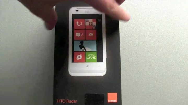 HTC Radar Windows Phone Unboxing