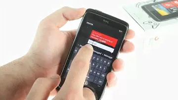 HTC 7 Trophy user interface video demo