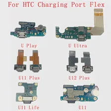 USB Разъем для Зарядки Порты и Разъемы Платы Гибкий Кабель Для HTC U11 U11 Plus U Ultra U Play U11 Life U12 Plus Запчасти Для Ремонта